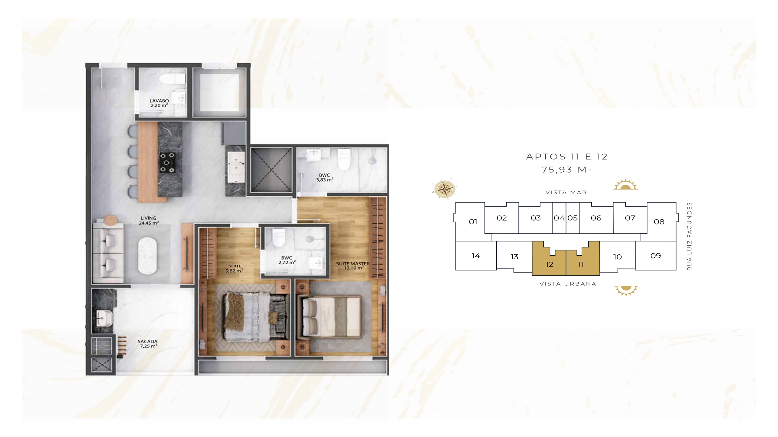 2 Suítes - Vista Serra - 12-11