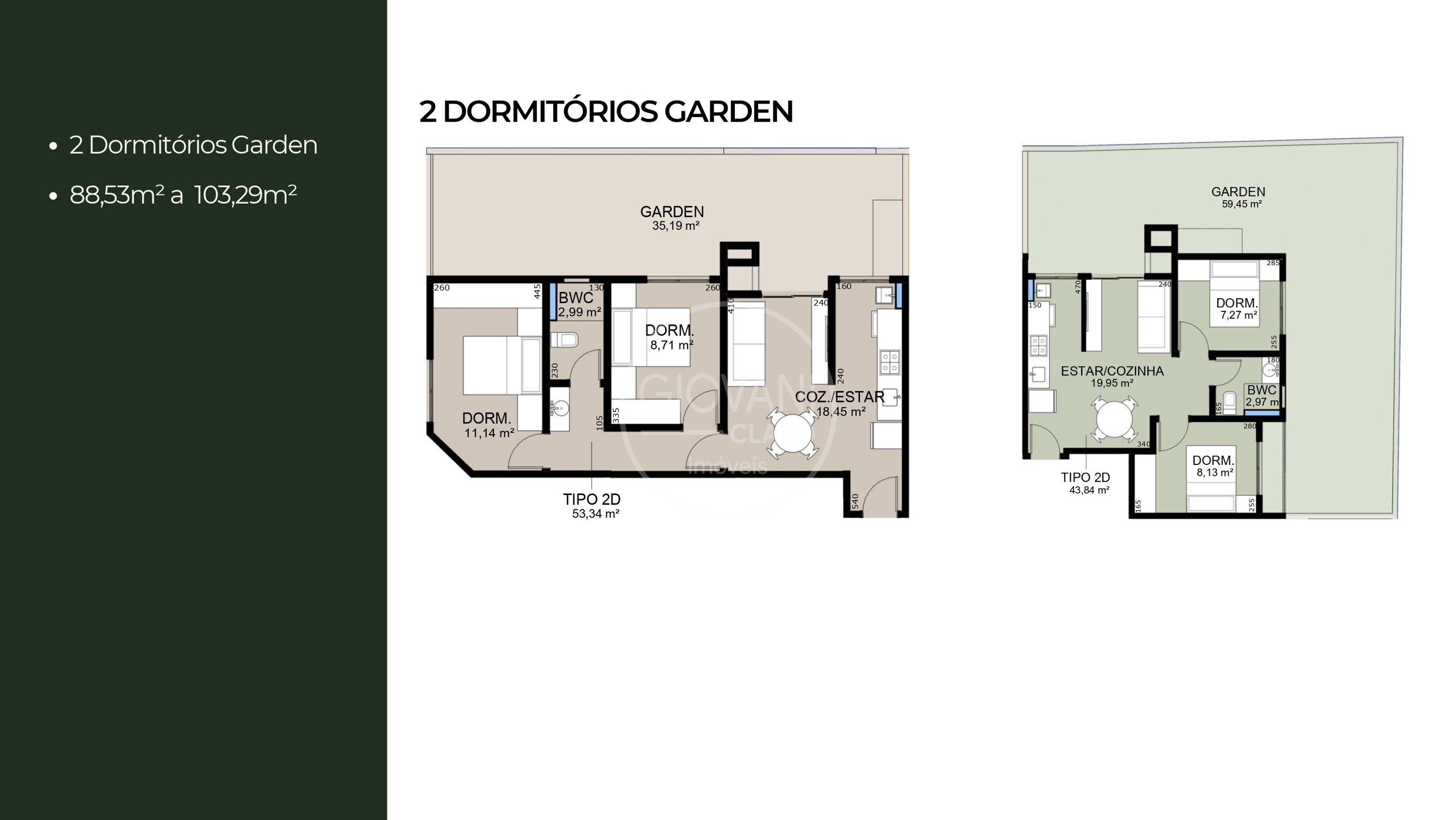 2D Gardem - 88 a 103m