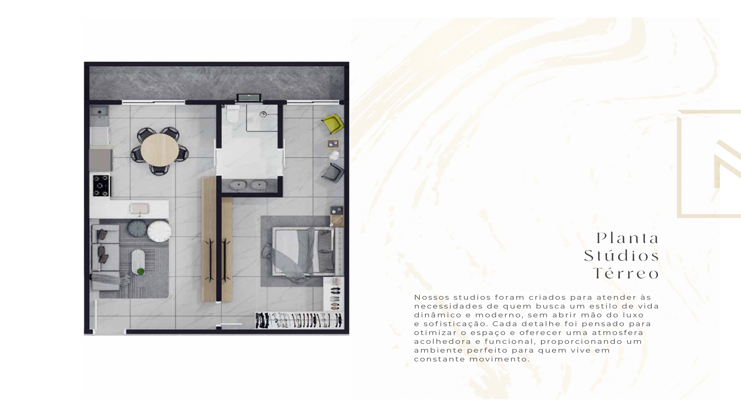 Studio 1D Térreo - 101 102 103 104 105-