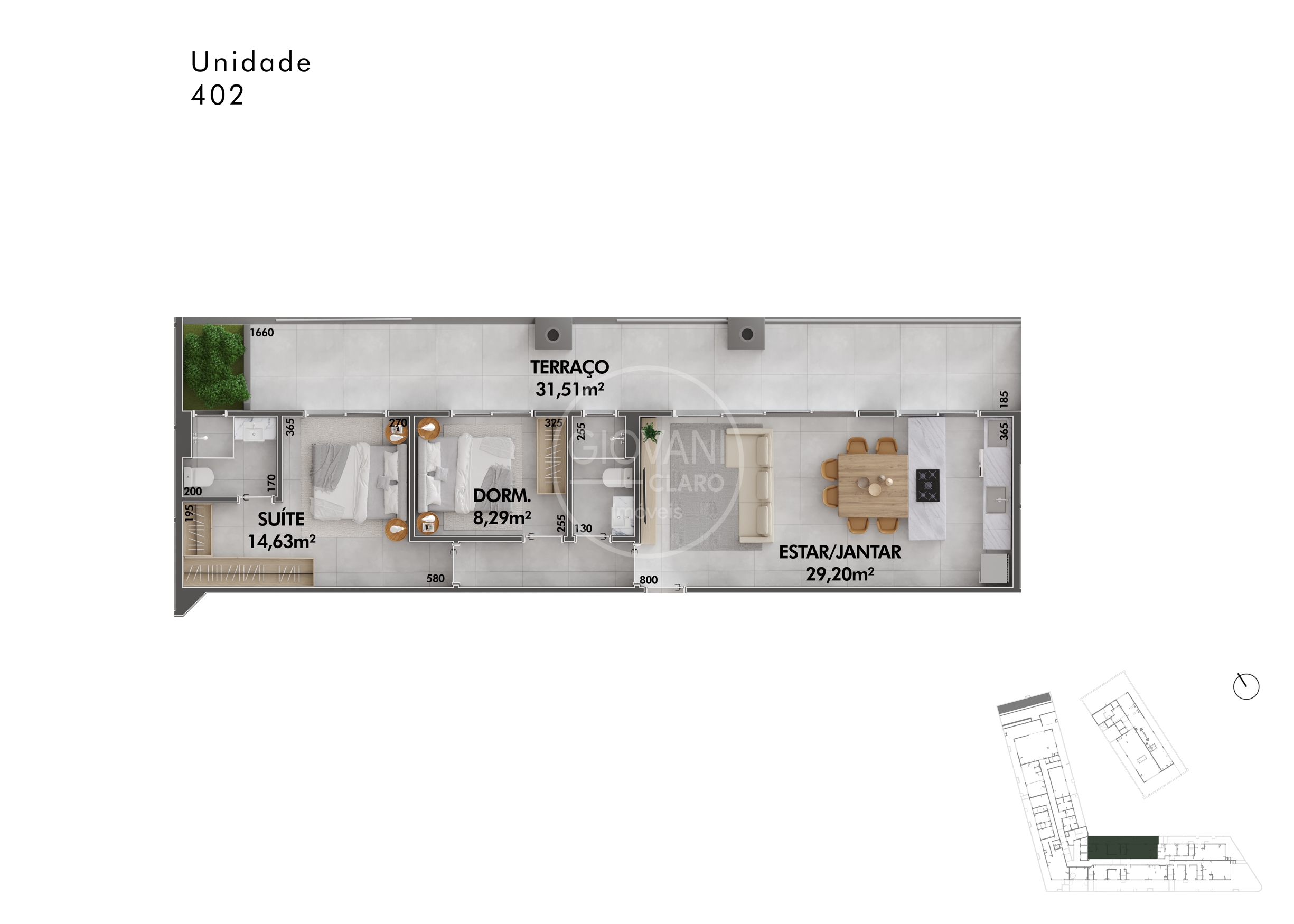 TIPO 08 - COBERTURA - 402 - 108,34 m²-2450x1750