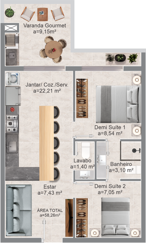 218 e 219 Modulo M View-506x840